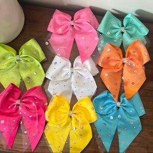 Colorful Kids Hair Bow Set